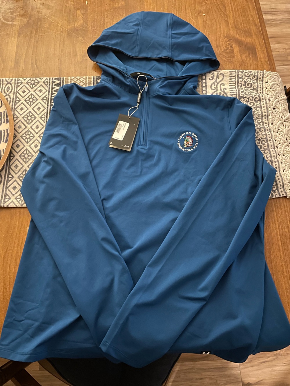 Under Armour Blue Quarter-Zip Pullover - US Open Shinnecock